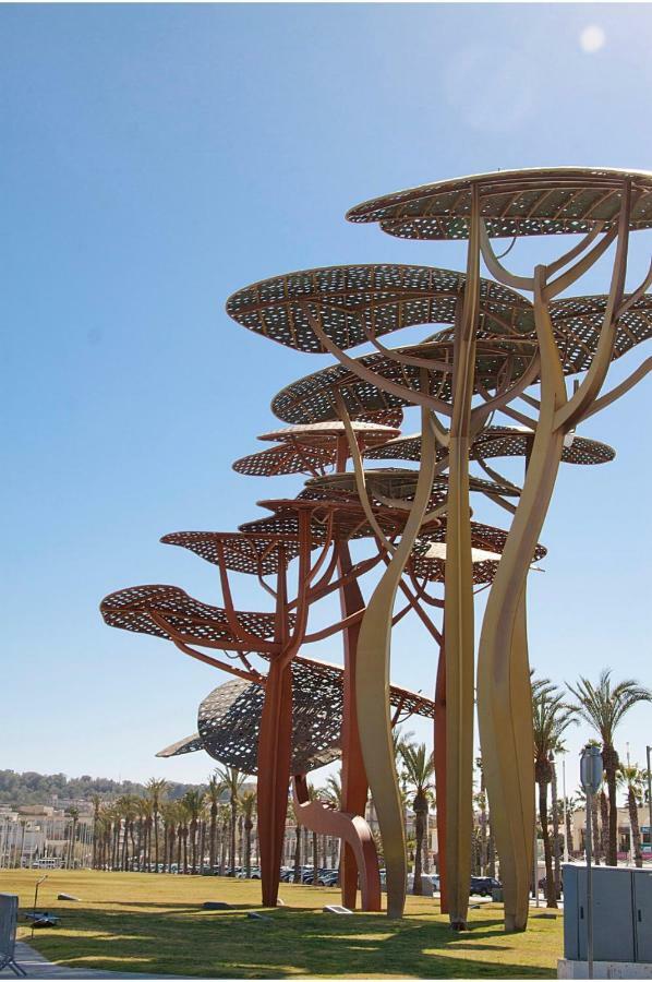 Super Apartamento En Playa De La Pineda Bagian luar foto